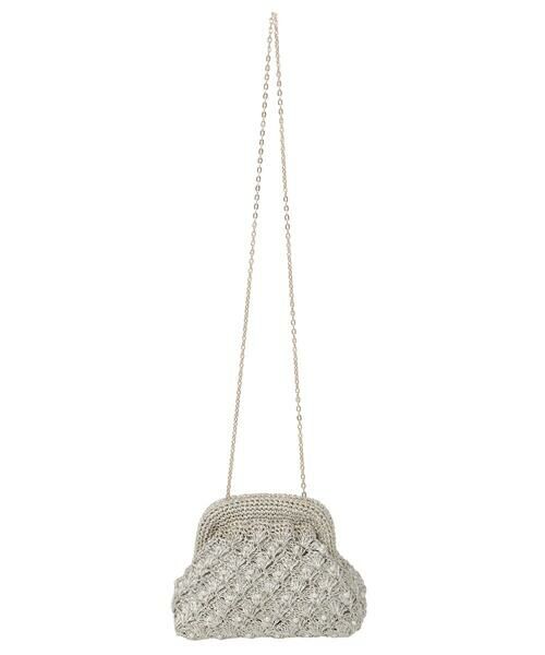 a.v.v / アー・ヴェ・ヴェ ショルダーバッグ | パール調編みバッグ | 詳細18