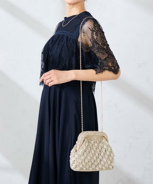 a.v.v / アー・ヴェ・ヴェ ショルダーバッグ | パール調編みバッグ | 詳細7