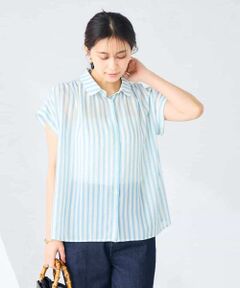 a.v.v / アー・ヴェ・ヴェ シャツ・ブラウス | ストライプシアーシャツ