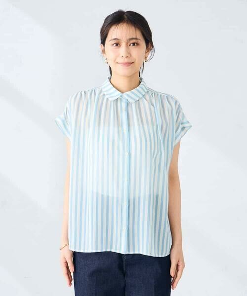 a.v.v / アー・ヴェ・ヴェ シャツ・ブラウス | ストライプシアーシャツ | 詳細14