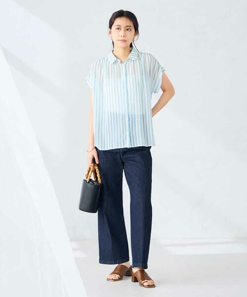 a.v.v / アー・ヴェ・ヴェ シャツ・ブラウス | ストライプシアーシャツ | 詳細4