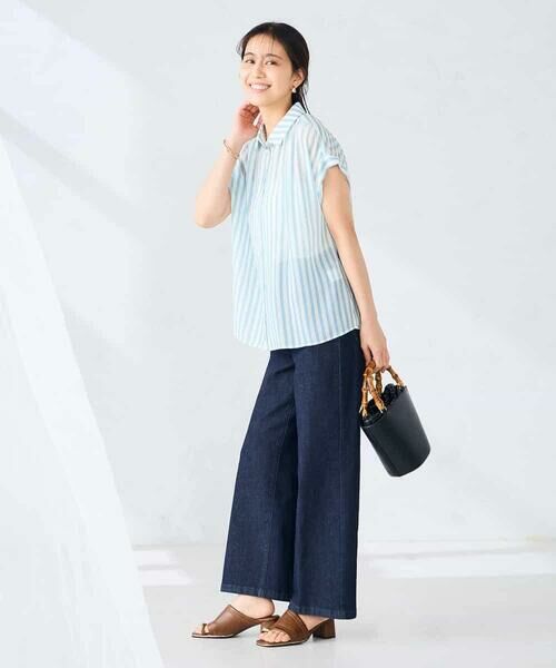 a.v.v / アー・ヴェ・ヴェ シャツ・ブラウス | ストライプシアーシャツ | 詳細6