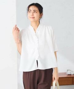 a.v.v / アー・ヴェ・ヴェ シャツ・ブラウス | フリルネックブラウス