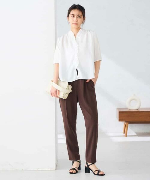 a.v.v / アー・ヴェ・ヴェ シャツ・ブラウス | フリルネックブラウス | 詳細3