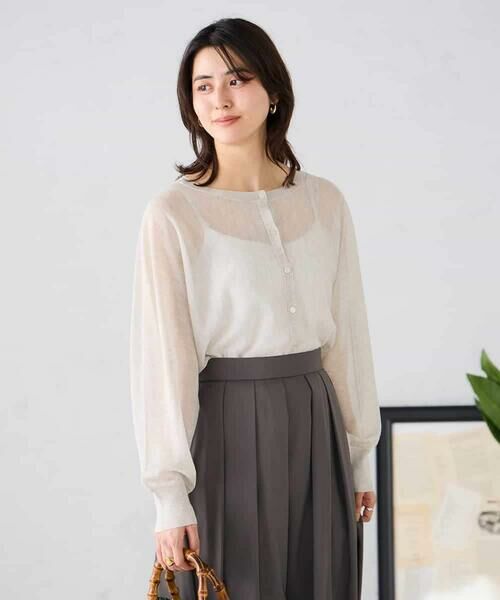 a.v.v / アー・ヴェ・ヴェ カーディガン・ボレロ | 【前後2WAY】シアードルマンカーディガン | 詳細13