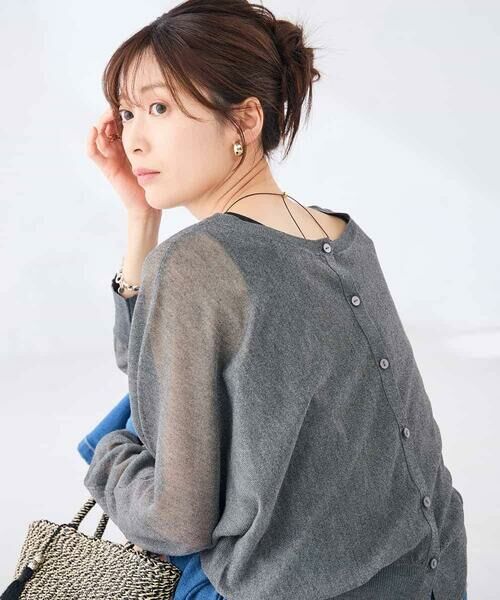 a.v.v / アー・ヴェ・ヴェ カーディガン・ボレロ | 【前後2WAY】シアードルマンカーディガン | 詳細28