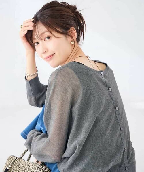 a.v.v / アー・ヴェ・ヴェ カーディガン・ボレロ | 【前後2WAY】シアードルマンカーディガン | 詳細29