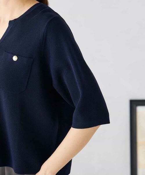 a.v.v / アー・ヴェ・ヴェ カーディガン・ボレロ | 6分袖ジャケットライクカーディガン | 詳細16