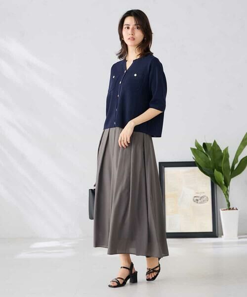 a.v.v / アー・ヴェ・ヴェ カーディガン・ボレロ | 6分袖ジャケットライクカーディガン | 詳細5