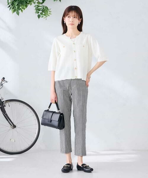 a.v.v / アー・ヴェ・ヴェ カーディガン・ボレロ | 6分袖ジャケットライクカーディガン | 詳細9