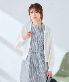 a.v.v / アー・ヴェ・ヴェ カーディガン・ボレロ | シアージップカーディガン