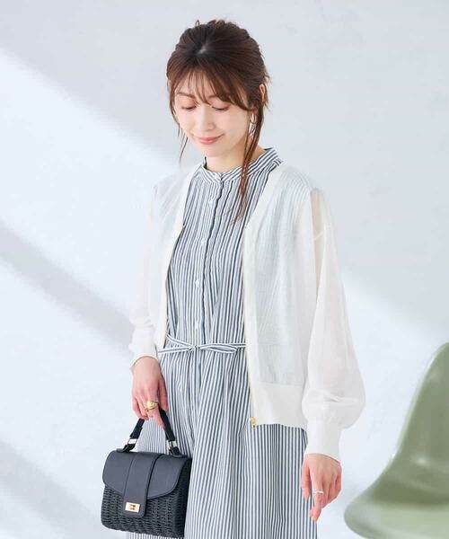 a.v.v / アー・ヴェ・ヴェ カーディガン・ボレロ | シアージップカーディガン | 詳細1