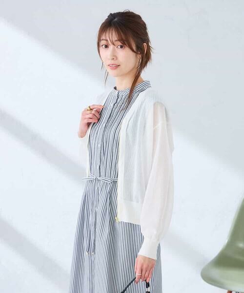 a.v.v / アー・ヴェ・ヴェ カーディガン・ボレロ | シアージップカーディガン | 詳細2