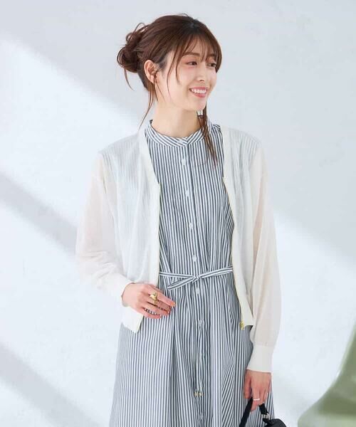 a.v.v / アー・ヴェ・ヴェ カーディガン・ボレロ | シアージップカーディガン | 詳細3