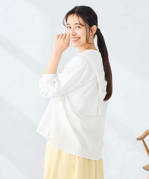 a.v.v / アー・ヴェ・ヴェ パーカー | 【UVカット】バックフレアパーカー（ホワイト）