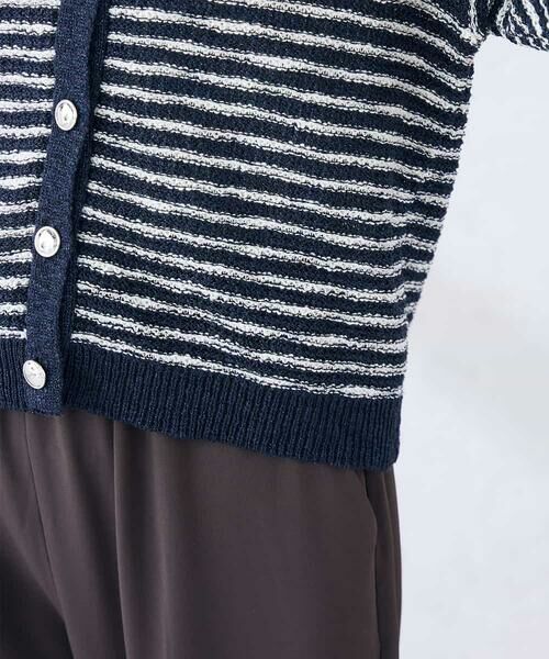 a.v.v / アー・ヴェ・ヴェ カーディガン・ボレロ | ラメキーネックカーディガン | 詳細12