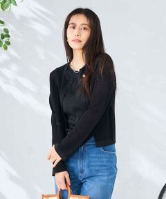 a.v.v / アー・ヴェ・ヴェ カーディガン・ボレロ | サマーメッシュショートカーディガン