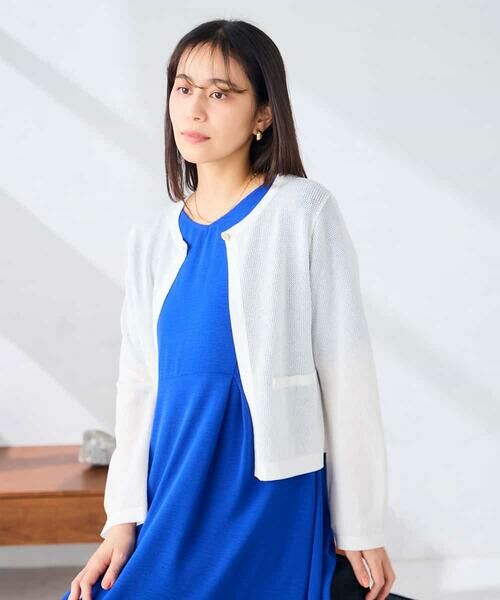 a.v.v / アー・ヴェ・ヴェ カーディガン・ボレロ | サマーメッシュショートカーディガン | 詳細21