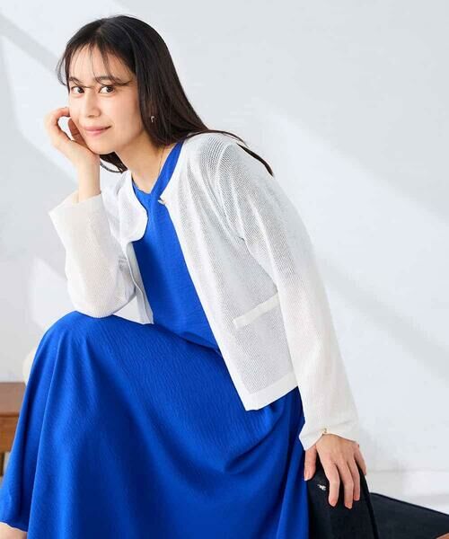 a.v.v / アー・ヴェ・ヴェ カーディガン・ボレロ | サマーメッシュショートカーディガン | 詳細23