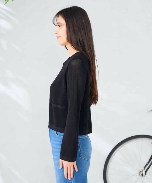 a.v.v / アー・ヴェ・ヴェ カーディガン・ボレロ | サマーメッシュショートカーディガン | 詳細6