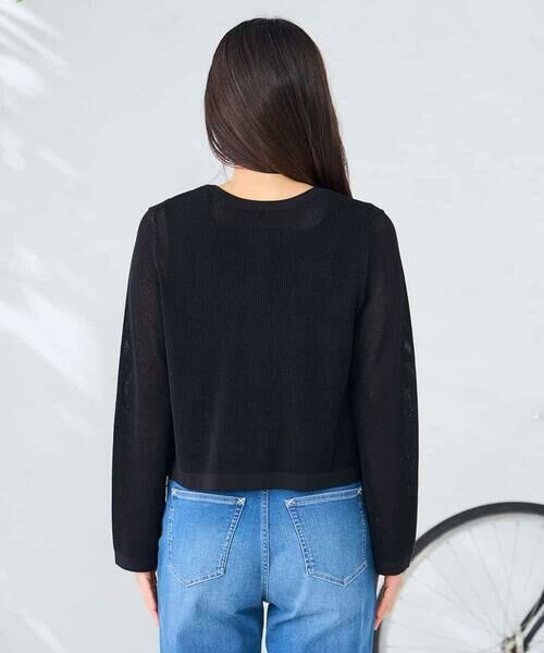 a.v.v / アー・ヴェ・ヴェ カーディガン・ボレロ | サマーメッシュショートカーディガン | 詳細7
