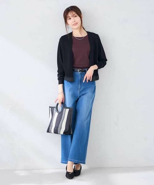 a.v.v / アー・ヴェ・ヴェ カーディガン・ボレロ | シアーラメトッパーカーディガン | 詳細13