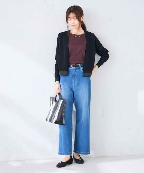 a.v.v / アー・ヴェ・ヴェ カーディガン・ボレロ | シアーラメトッパーカーディガン | 詳細16