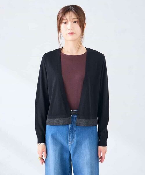 a.v.v / アー・ヴェ・ヴェ カーディガン・ボレロ | シアーラメトッパーカーディガン | 詳細21