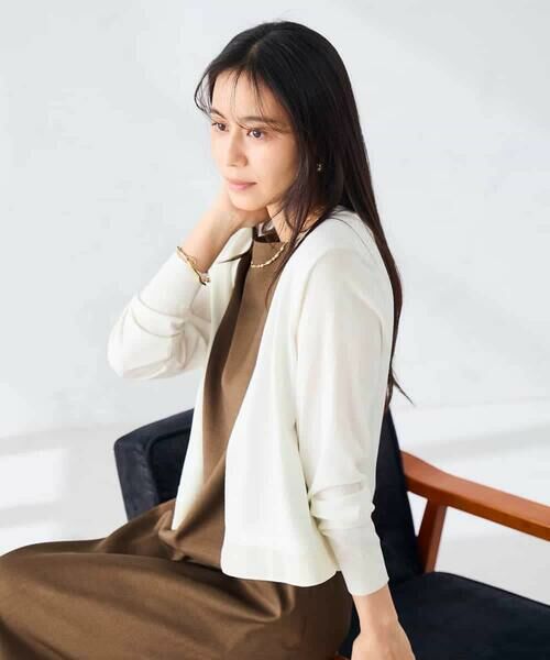 a.v.v / アー・ヴェ・ヴェ カーディガン・ボレロ | シアーラメトッパーカーディガン | 詳細9
