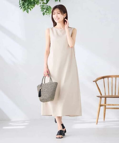 a.v.v / アー・ヴェ・ヴェ ロング・マキシ丈ワンピース | 【洗える】ノースリーブフレアワンピース | 詳細1