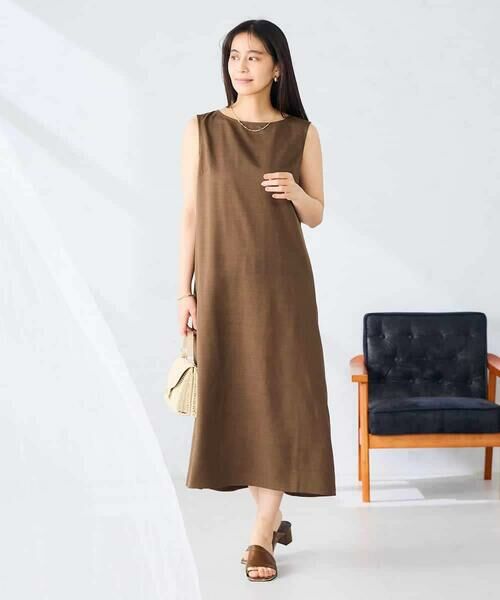 a.v.v / アー・ヴェ・ヴェ ロング・マキシ丈ワンピース | 【洗える】ノースリーブフレアワンピース | 詳細11