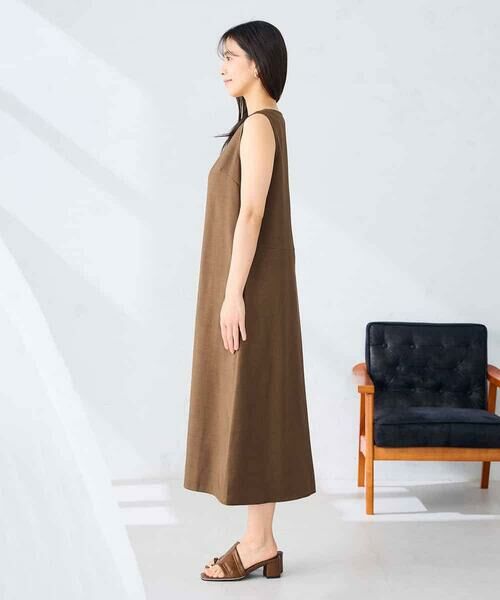 a.v.v / アー・ヴェ・ヴェ ロング・マキシ丈ワンピース | 【洗える】ノースリーブフレアワンピース | 詳細14