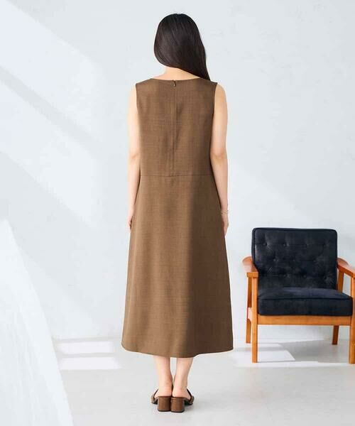 a.v.v / アー・ヴェ・ヴェ ロング・マキシ丈ワンピース | 【洗える】ノースリーブフレアワンピース | 詳細15