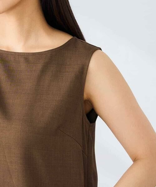 a.v.v / アー・ヴェ・ヴェ ロング・マキシ丈ワンピース | 【洗える】ノースリーブフレアワンピース | 詳細17