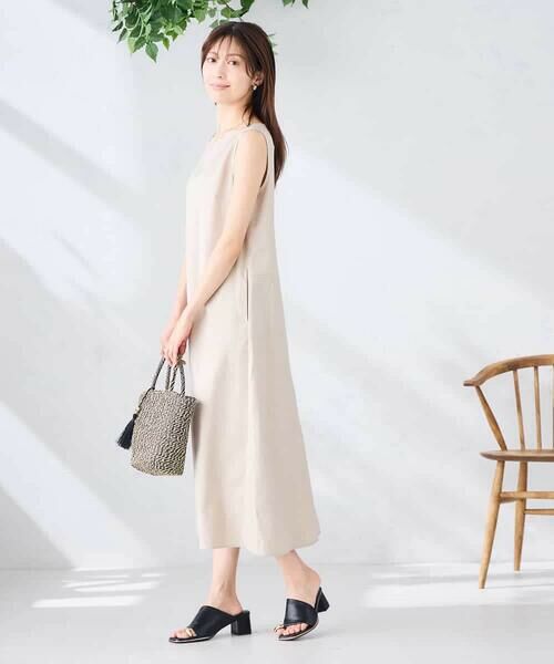 a.v.v / アー・ヴェ・ヴェ ロング・マキシ丈ワンピース | 【洗える】ノースリーブフレアワンピース | 詳細3