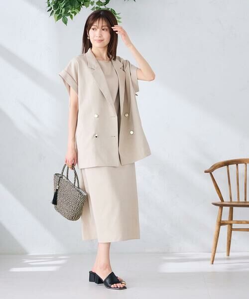 a.v.v / アー・ヴェ・ヴェ ロング・マキシ丈ワンピース | 【洗える】ノースリーブフレアワンピース | 詳細6