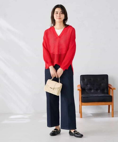 a.v.v / アー・ヴェ・ヴェ ニット・セーター | メッシュフードニットプルオーバー | 詳細13