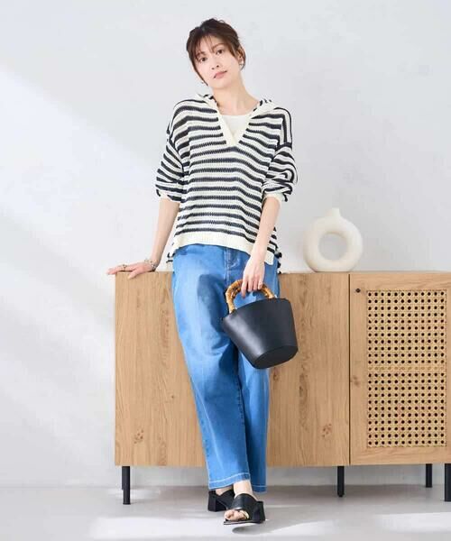 a.v.v / アー・ヴェ・ヴェ ニット・セーター | メッシュフードニットプルオーバー | 詳細26