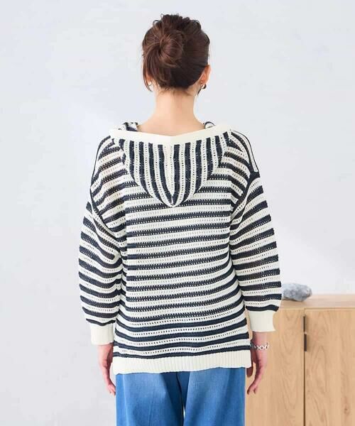 a.v.v / アー・ヴェ・ヴェ ニット・セーター | メッシュフードニットプルオーバー | 詳細4