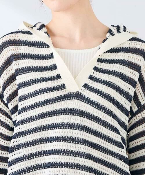 a.v.v / アー・ヴェ・ヴェ ニット・セーター | メッシュフードニットプルオーバー | 詳細5