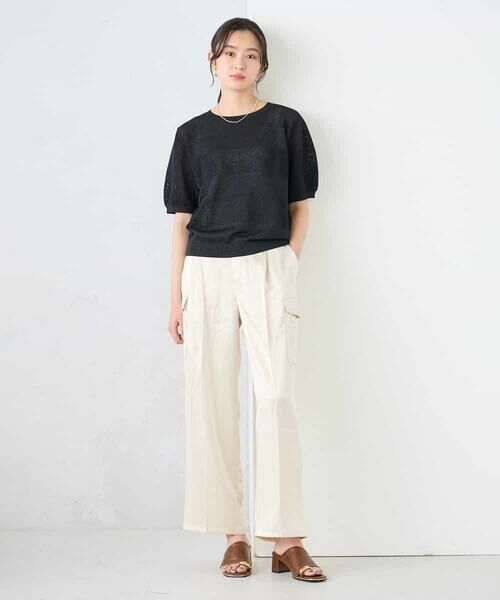 a.v.v / アー・ヴェ・ヴェ ニット・セーター | ラメッシュボーダープルオーバー | 詳細13