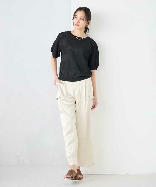 a.v.v / アー・ヴェ・ヴェ ニット・セーター | ラメッシュボーダープルオーバー | 詳細15