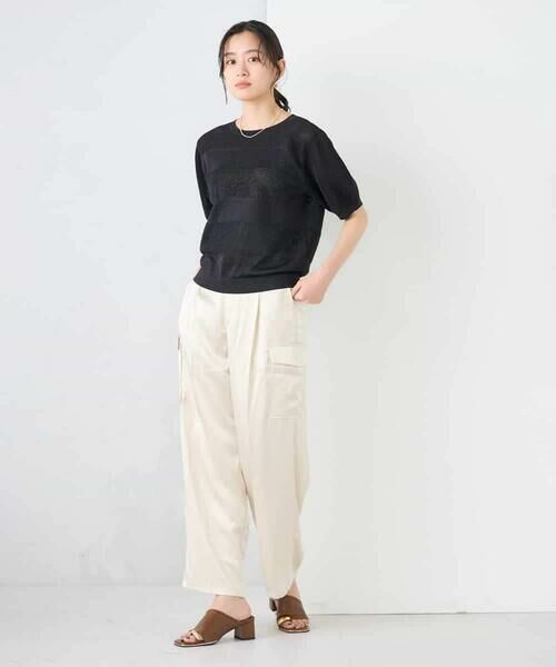 a.v.v / アー・ヴェ・ヴェ ニット・セーター | ラメッシュボーダープルオーバー | 詳細16