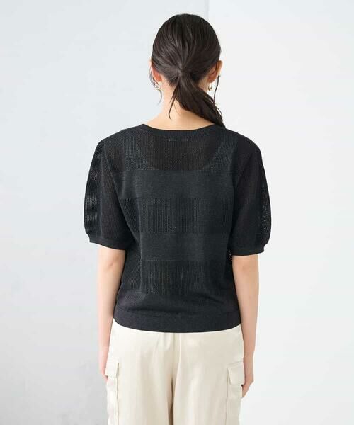 a.v.v / アー・ヴェ・ヴェ ニット・セーター | ラメッシュボーダープルオーバー | 詳細19