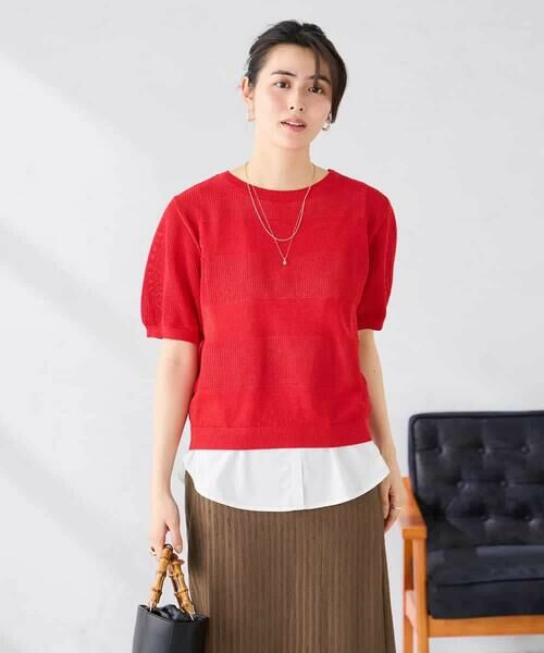 a.v.v / アー・ヴェ・ヴェ ニット・セーター | ラメッシュボーダープルオーバー | 詳細2