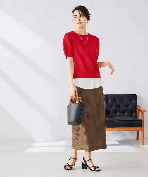 a.v.v / アー・ヴェ・ヴェ ニット・セーター | ラメッシュボーダープルオーバー | 詳細5