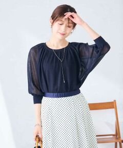 a.v.v / アー・ヴェ・ヴェ ニット・セーター | シアーギャザーニット