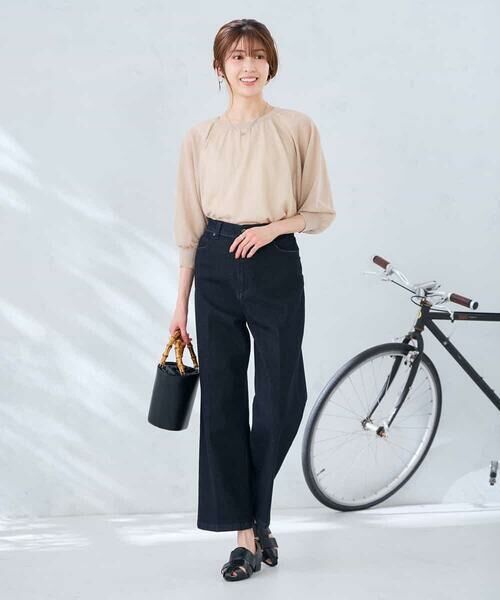 a.v.v / アー・ヴェ・ヴェ ニット・セーター | シアーギャザーニット | 詳細10