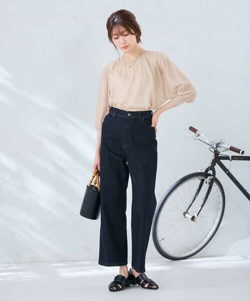 a.v.v / アー・ヴェ・ヴェ ニット・セーター | シアーギャザーニット | 詳細12