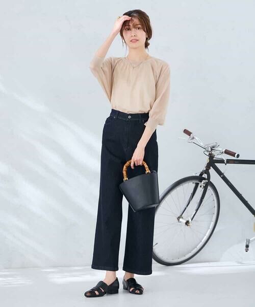 a.v.v / アー・ヴェ・ヴェ ニット・セーター | シアーギャザーニット | 詳細13